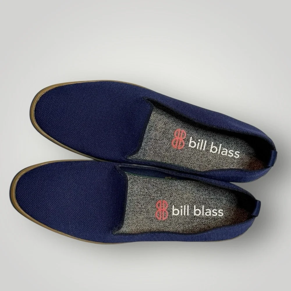 Bill Blass Sutton Knit Slip On Loafers Womens Size 8.5 Flats EcoKnit Lightweight